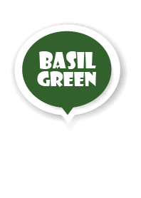 Basil Green Button In White V.4 (JP)