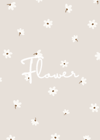 petite flower w / beige