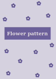 flower pattern_purplebeige