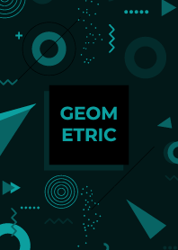 Square Geometric Black Pearl