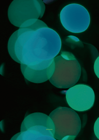 Black Green : Deep sea jellyfish