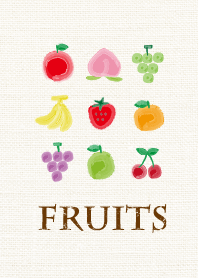 fruits Theme -watercolor style-