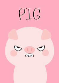 Angry Pig Face Theme