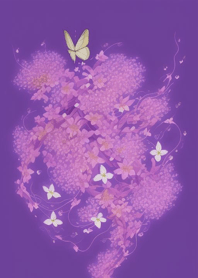 夢幻紫色花蝴蝶 rv5kp