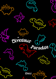 Dinosaur Paradise 07 Black