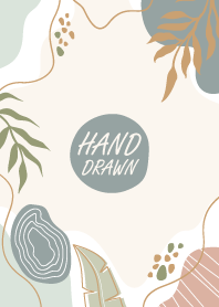 Hand Drawn Floral Pewter