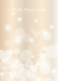 Fluffy Heart Gold