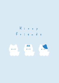 Kitty Friends (NL)/aqua blue