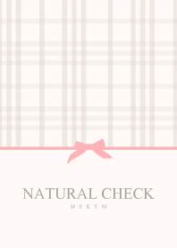 -NATURAL CHECK PINK 3-