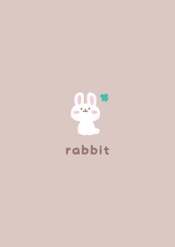兔子2 四葉 [棕色的]
