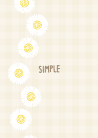 Chamomile Left Column Check8 from Japan