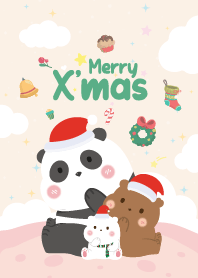 Merry Christmas Kawaii Cream