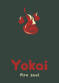 Yokai fire soul  summer night