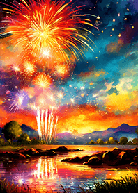 Beautiful Fireworks Theme#581