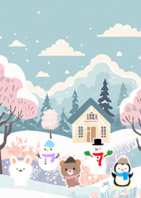 Kawaii scandinavian style(Winter-881)