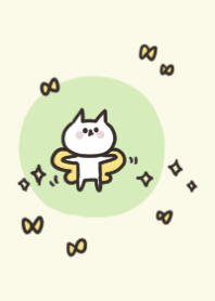 Let's Go! white cat 9