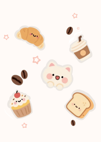Cute Cafe ( Beige )