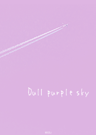 Dull purple sky from Japan