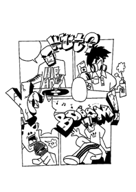 純白嘻哈四元素主題