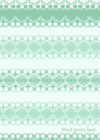 Mint green lace