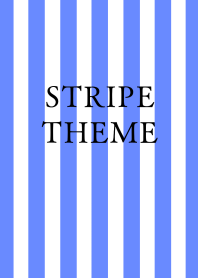 STRIPE THEMEj-WHITE&MARINE BLUE