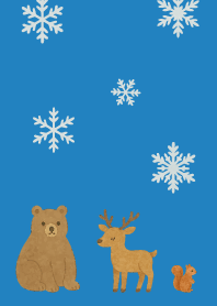 Nordic Animal01 on blue