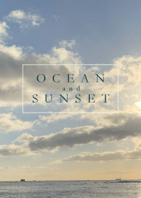 OCEAN and SUNSET -HAWAII-