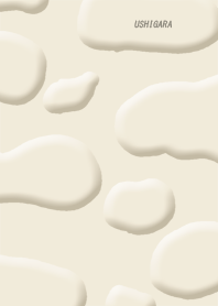 The cow pattern. Beige.