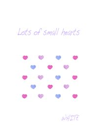 Lots of small hearts ~white base