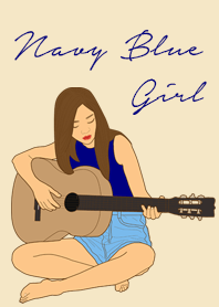 Lyra: Navy-Blue Girl