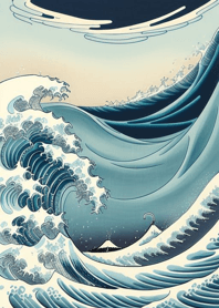 Mountain, Sea, and Moonlit Night efF0ed