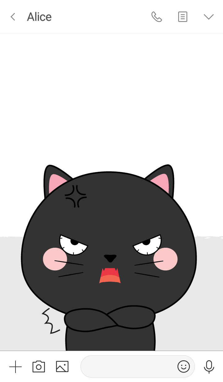 Angry Black Cat Theme