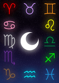 New Moon And Twelve Constellations