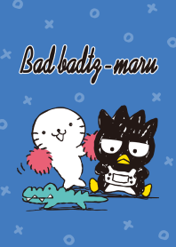 ธีมไลน์ BAD BADTZ-MARU แคชชวล x บลู