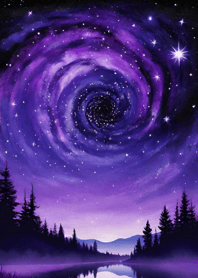 Mountain, Sea, and Moonlit Night 8ffea1