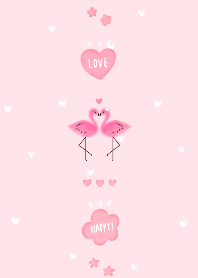 love flamingo pink