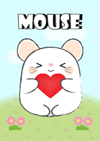 My Fat Cute White Mouse Theme