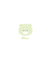 Simple Bear Pale Green White