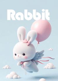 空飛ぶ　風船うさぎ