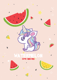 Unicorn Watermelon Kawaii