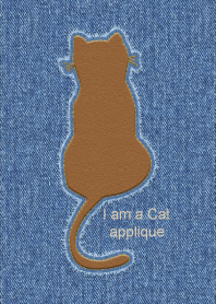 I am a Cat Applique 30