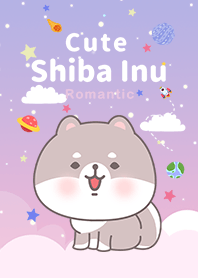misty cat-White Shiba Inu Galaxy Purple2