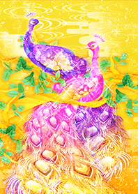 邪気を払い人の縁を繋ぐ【一対の孔雀】