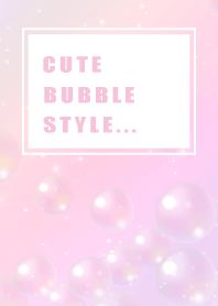Cute bubble style WV