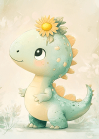 Cute little dino kawaii_2
