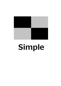 Simple black and gray style from J