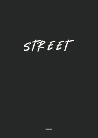 黒 : ストリート文字