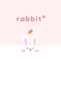 Rabbits. carrot - Pink