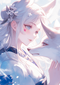 夢幻美女和雪色銀狐 5