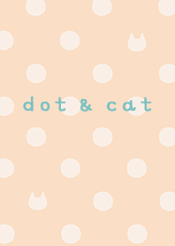 Dot & Cat*pale orange